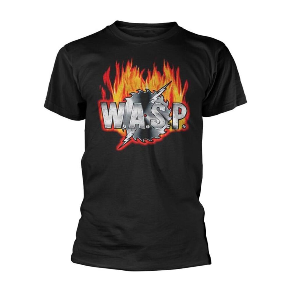 W.A.S.P Unisex Adult Sawblade Logo T-Shirt / Black